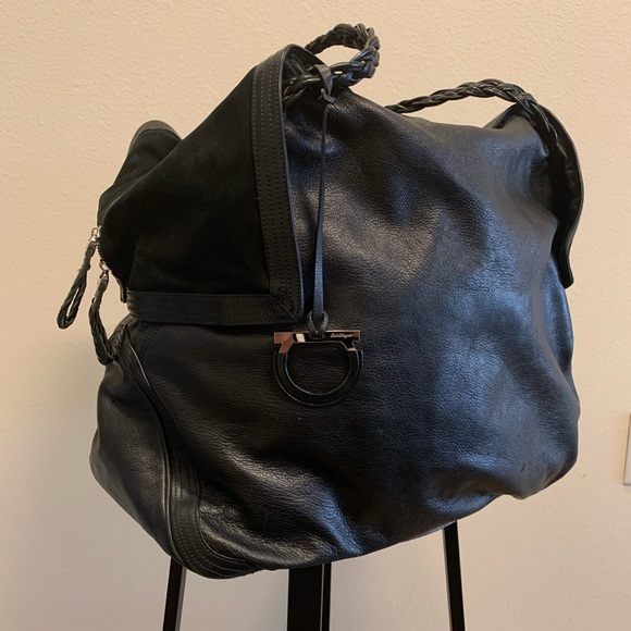 ferragamo weekender bag